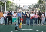 Con final del Torneo Inter Municipal de Basquetbol Inauguró Carlos Morales domo de la cancha de Plan de Ayala